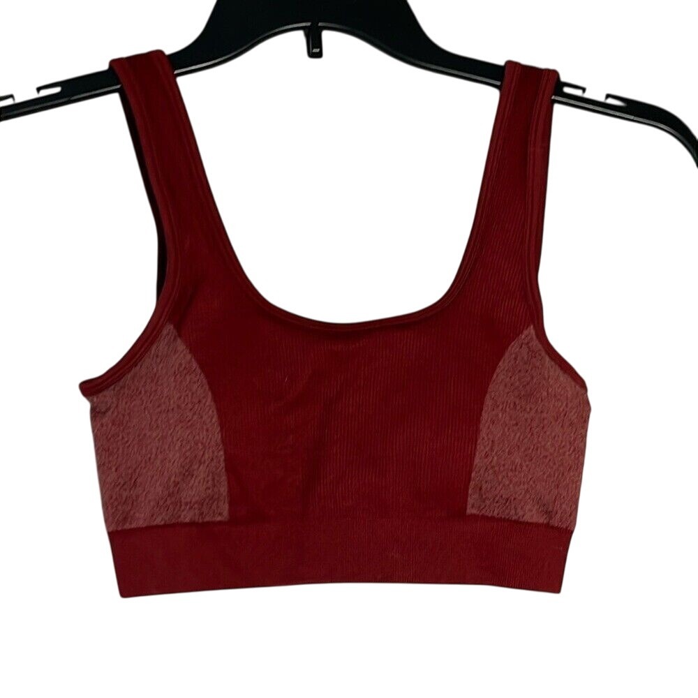 Fabletics Marley Seamless Sports Bra Womens Size Small Umbria Red/ Pink